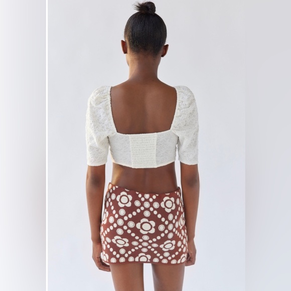 NWT Urban Outfitters Suzie Low Rise Mini Skirt - Large - Picture 4 of 8